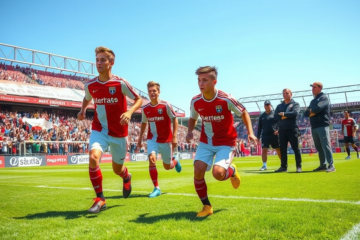 Fausto Vera y Aníbal Moreno, los nuevos refuerzos de River Plate, listos para la pretemporada.
