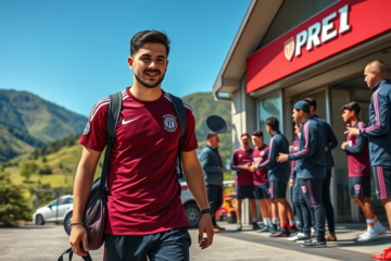 Matías Viña se prepara para unirse a la pretemporada del River Plate como nuevo refuerzo del equipo.