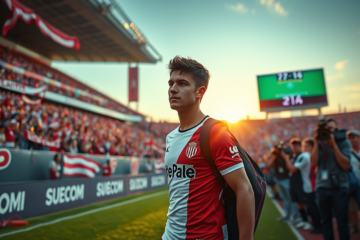 Tomás Castro Ponce se despide del River Plate tras rescindir su contrato y unirse a Atlanta en la Segunda División.