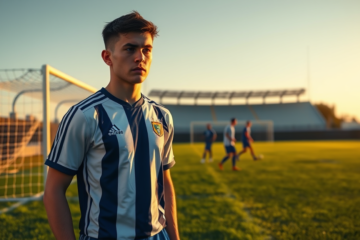 Maher Carrizo, delantero de Vélez, durante un entrenamiento mientras detiene su traspaso a River Plate.